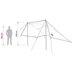 Vidaxl Avto šotor s streho Modra 308 x 215 x 220 cm Poliester in jeklo