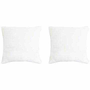 Vidaxl Vzglavnik 2 szt. Bela 50 x 50 cm Bambusova vlakna