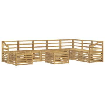 Vidaxl Sedežne garniture Masiven les akacije