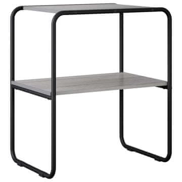 Vidaxl Konzolna miza Siva Sonoma 60 x 42,5 x 70 cm Inženirski les