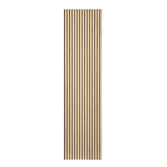ALFISTYLE Akustične stenske plošče z lesenim furnirjem - dekor svetli hrast | 260 x 60,5 cm | AK001_LONG.