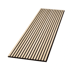 ALFISTYLE Akustične stenske plošče z lesenim furnirjem - dekor svetli hrast | 260 x 60,5 cm | AK001_LONG.