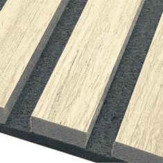 ALFISTYLE Akustične stenske plošče z lesenim furnirjem - dekor svetli hrast | 260 x 60,5 cm | AK001_LONG.