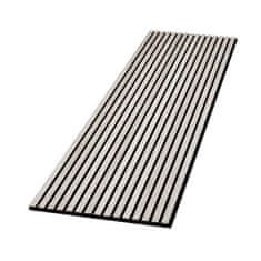 ALFISTYLE Akustične stenske plošče z lesenim furnirjem - dekor sivi hrast | 260 x 60,5 cm | AK002_LONG.