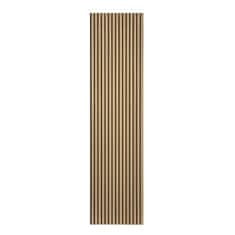 ALFISTYLE Akustične stenske plošče z lesenim furnirjem - dekor rjavi hrast | 260 x 60,5 cm | AK003_LONG.