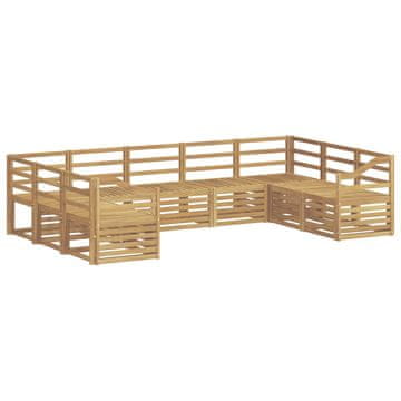Vidaxl Sedežne garniture Masiven les akacije