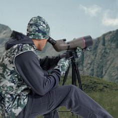 Nikcorp Lovske hlače LOOGU Bojanke softshell 96% poliester 4% elastan kamuflaža vodoodporne dihajoče, polar flis podloga, 6 žepov UV zaščita, stretch pas 34x34 XL