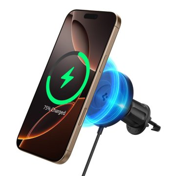Spigen CARREGADOR SPIGEN ONETAP PRO 4 MAGSAFE PARA APPLE IPHONE COM GANCHO AIRVENT