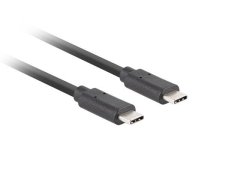Lanberg CABO USB-C LANBERG USB-C 3.1 GEN 2 10GB/S PD100W PARA SMARTPHONES 1,8 M PRETO