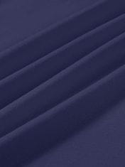 Nikcorp Ženska poletna trenirka komplet dvodelni casual udoben Navy Blue XXL majica s kratkimi rokavi in kratke hlače shorts elastičen pas