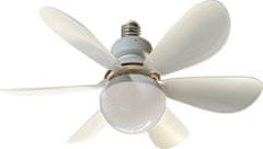 Optonica Ventilator z LED osvetlitvijo za navoj E27 – 12W CCT + daljinski upravljalnik