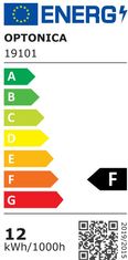 Optonica Ventilator z LED osvetlitvijo za navoj E27 – 12W CCT + daljinski upravljalnik