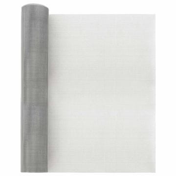 Vidaxl Mrežna zaslona 40 x 500 cm 20 Mesh Inox 201 Srebrna