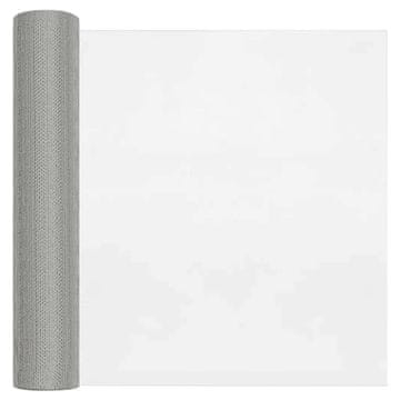 Vidaxl Mrežna zaslona 40 x 2000 cm 18 Mesh Inox 201 Srebrna