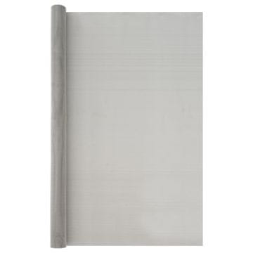Vidaxl Mrežna zaslona 100 x 1000 cm 60 Mesh Inox 201 Srebrna
