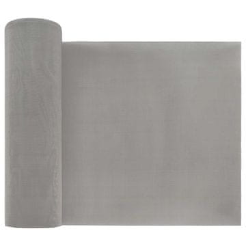 Vidaxl Mrežna zaslona 20 x 2000 cm 120 Mesh Inox 201 Srebrna