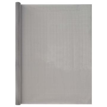 Vidaxl Mrežna zaslona 100 x 1000 cm 120 Mesh Inox 201 Srebrna