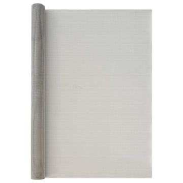 Vidaxl Mrežna zaslona 100 x 2000 cm 30 Mesh Inox 201 Srebrna