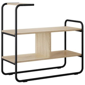 Vidaxl Konzolna miza Sonoma hrast 80 x 35 x 75 cm Inženirski les