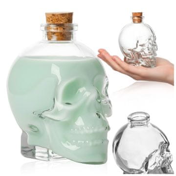 B.U. Steklena karafa - mini lobanja 100 ml