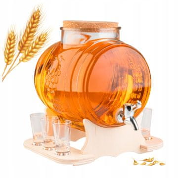 B.U. Sod za alkohol 5L SOD ZA VINO, VODKO, SOK + KOMPLET KOZARCEV ZA VODKO