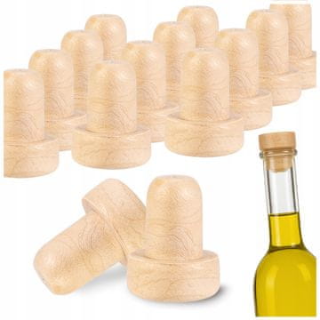 B.U. 50x SINTETIČNI GOBJI ZAMAŠKI ZA STEKLENICE, VINO, LIKERE 12 mm