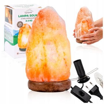 GR Lučka iz himalajske soli 2-3 kg naravni ionizator zraka