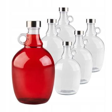 B.U. Komplet - 6x galona 1,5 l s pokrovčkom