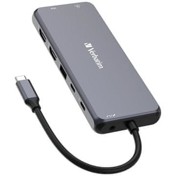 Verbatim VERBATIM ADAPTER HUB USB-C ZA MACBOOK AIR PRO 2XHDMI VGA 5XUSB-A ETHERNET