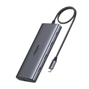 Ugreen UGREEN HUB USB-C 2X HDMI 3X USB ZA PRENOSNIK IN MAC 8K PD 100W