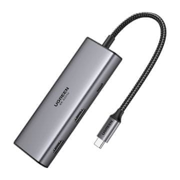 Ugreen UGREEN USB-C HUB 7-PORTNI PD 100W ZA PRENOSNIK IN TELEFON HITER PRENOS 4K
