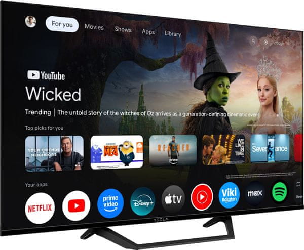 Pametna izkušnja z Google TV in glasovnim upravljanjem