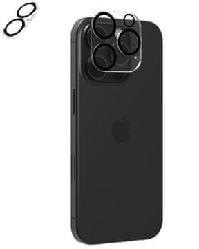 ZAGG GLEL AR zaščita za kamero za Apple 17 Pro/17 Pro Max - črna