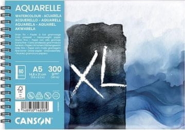 Rayher.	 Skicirka spirala XL Watercolour A5 300 g, 60 listna, Cold Pressed