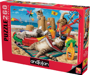 AnaTolian Puzzle Mačke na plaži 260 kosov