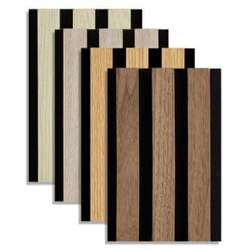 Homestyle4U Vzorec stenske plošče, 11,5x19x2,5 cm, rjavo sivo krem, akustičen