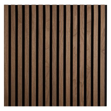 Homestyle4U Stenska plošča, 60x60x2,5 cm, rjava