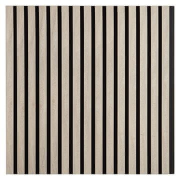 Homestyle4U Stenska plošča, 60x60x2,5 cm, siva