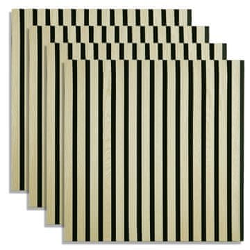 Homestyle4U Stenska plošča, 60x60x2,5 cm, krem