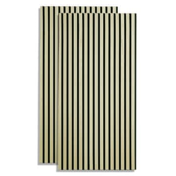 Homestyle4U Stenske plošče, 60x120x2,5 cm, krem