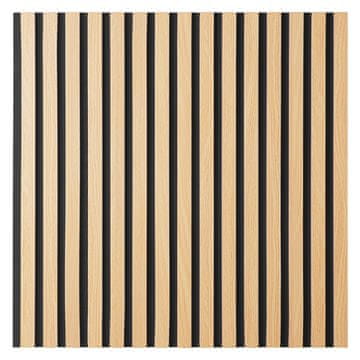 Homestyle4U Akustična stenska plošča, 60x60x2,5 cm, rjava