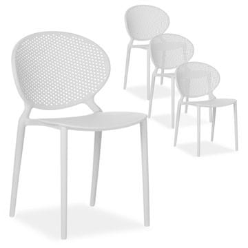 Homestyle4U Vrtni stolni komplet, 41x77,5x48 cm, siva