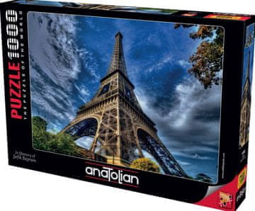AnaTolian Puzzle Eifflov stolp, Pariz 1000 kosov