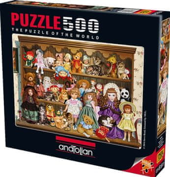AnaTolian Puzzle Babičina polica s punčkami 500 kosov