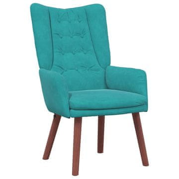 Vidaxl fotelj Turkizna 63 x 67 x 94 cm Žamet