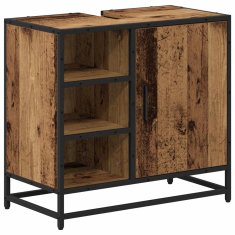 Vidaxl Kopalniška omarica Star les 65 x 33 x 60 cm Inženirski les