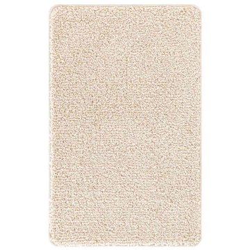 Vidaxl Protivdrsna preproga za kopalnico krema 50 x 80 cm PP