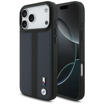 Bmw ELEGANTEN OVITEK Z PERFORIRANIM LOGOM BMW M ZA IPHONE 17 PRO MAX MAGSAFE