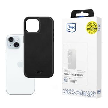 3MK Apple iPhone 15 - 3mk Hardy Apple svilnato usnjeno ohišje MagCase