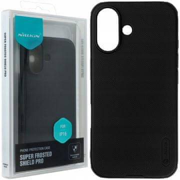 Nillkin Nillkin Super Frosted Shield Pro magnetni ovitek za iPhone 16 - črn